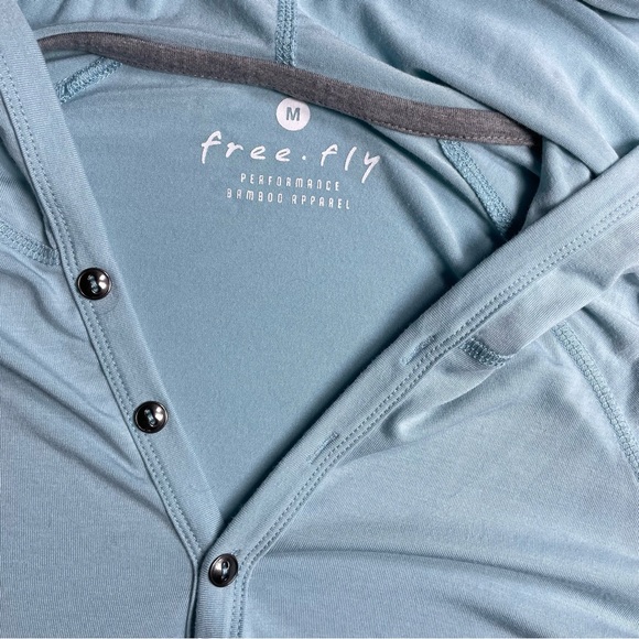 Free fly Bamboo Hooded Long Sleeve Women’s Shirt - Picture 4 of 11